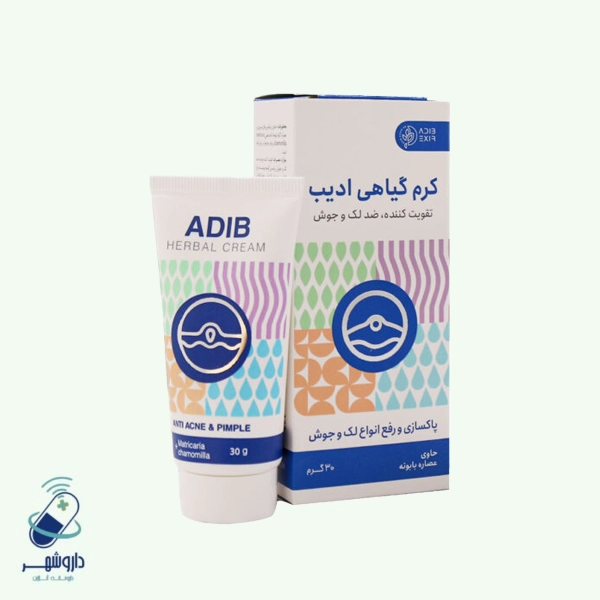 کرم تقویت کننده و مرطوب کننده ادیب اکسیر 30 گرم