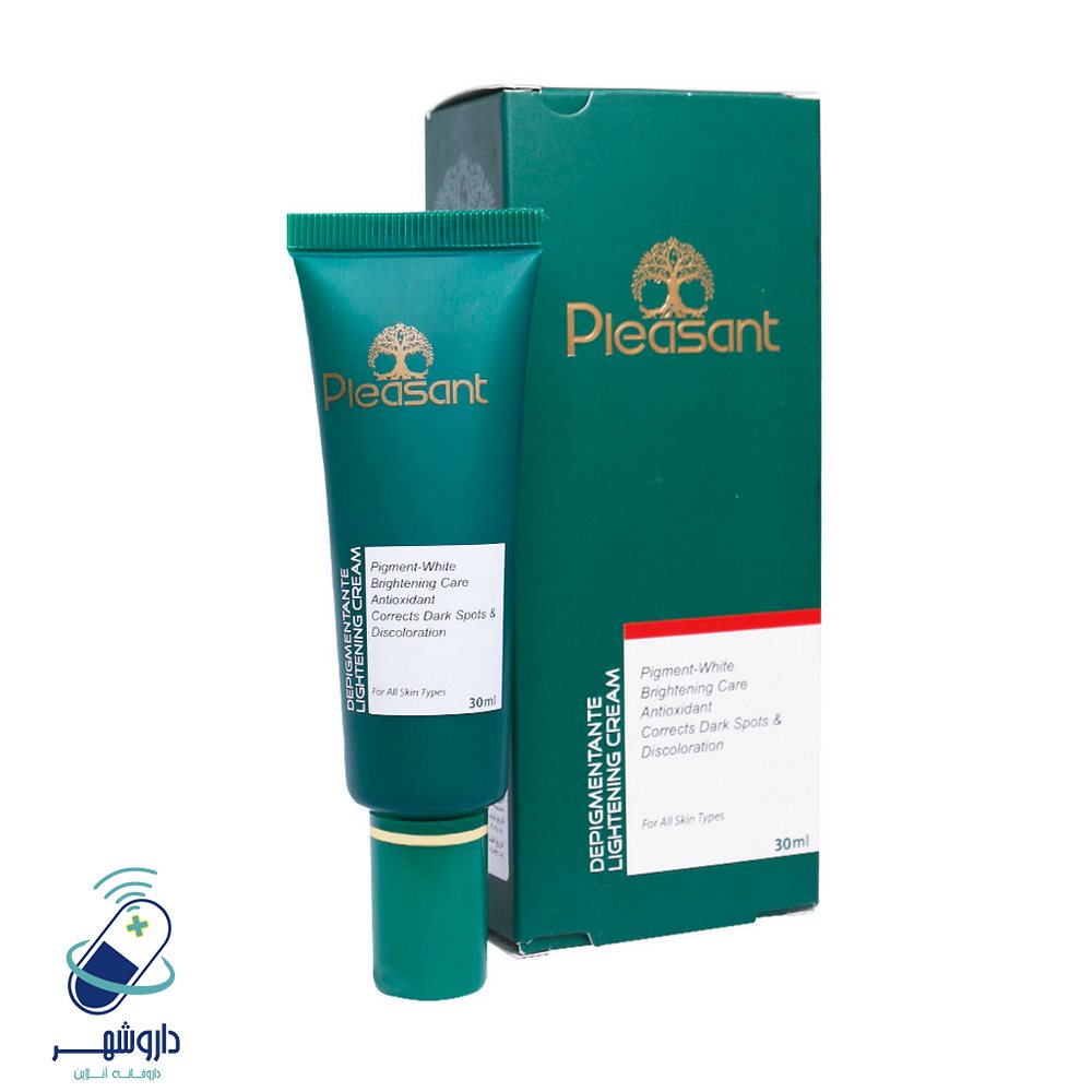 کرم روشن کننده و ضد لک پلزنت 30 ml