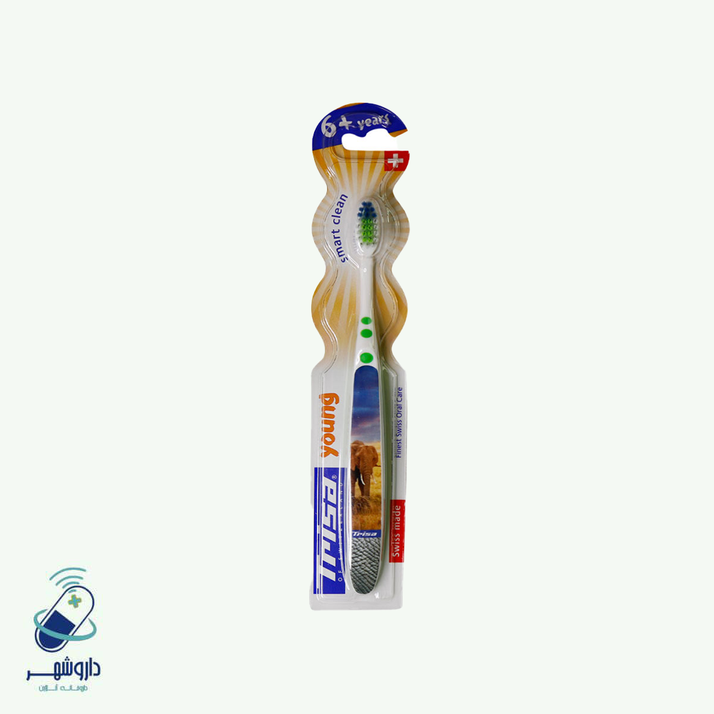 مسواک کودک trisa مدل Smart Clean برای کودکان 6 سال به بالا