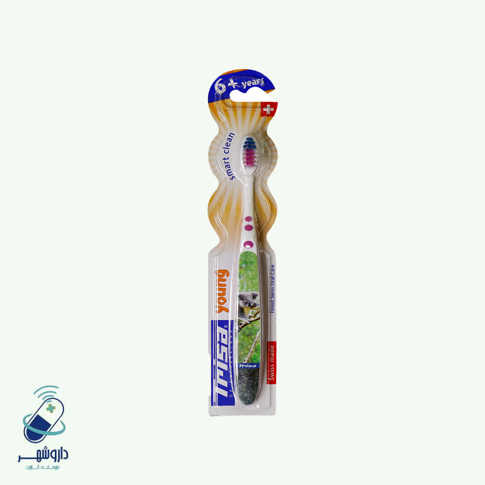 مسواک کودک trisa مدل Smart Clean برای کودکان 6 سال به بالا