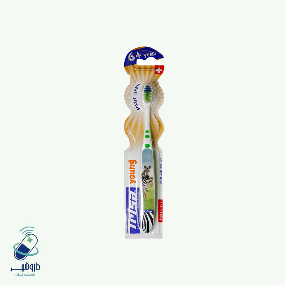 مسواک کودک trisa مدل Smart Clean برای کودکان 6 سال به بالا