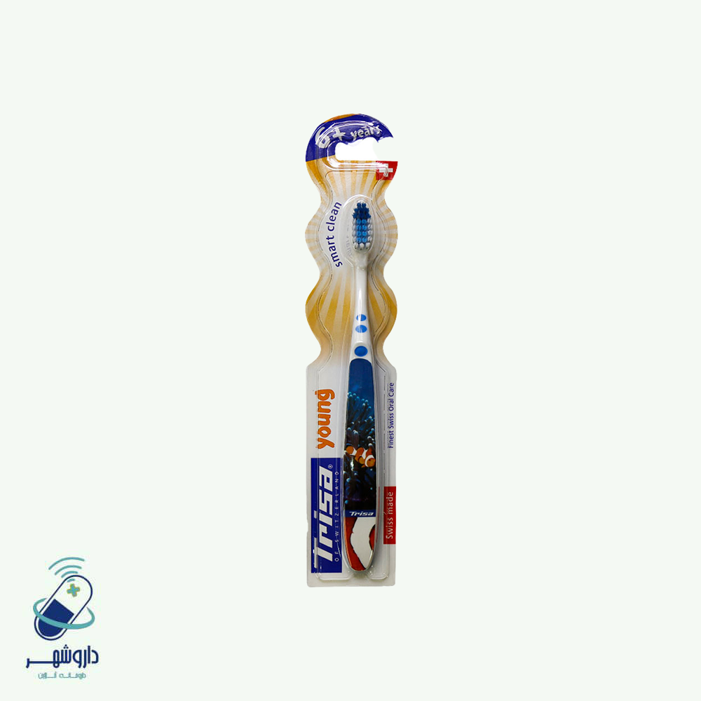 مسواک کودک trisa مدل Smart Clean برای کودکان 6 سال به بالا