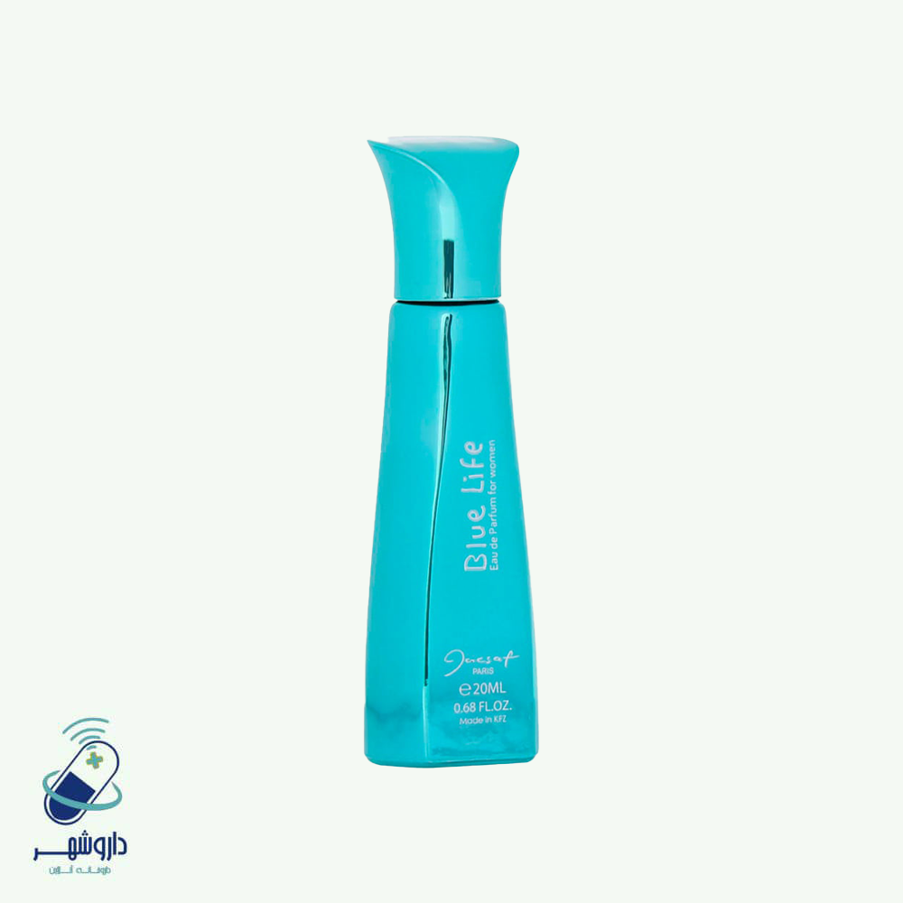 عطر جیبی زنانه ژک ساف مدل بلو لایف حجم 20 میلی لیتری