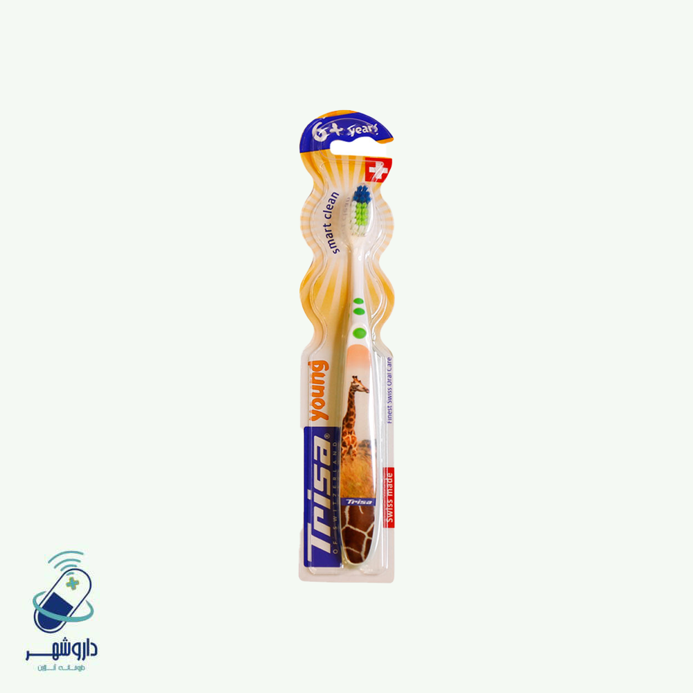 مسواک کودک trisa مدل Smart Clean برای کودکان 6 سال به بالا