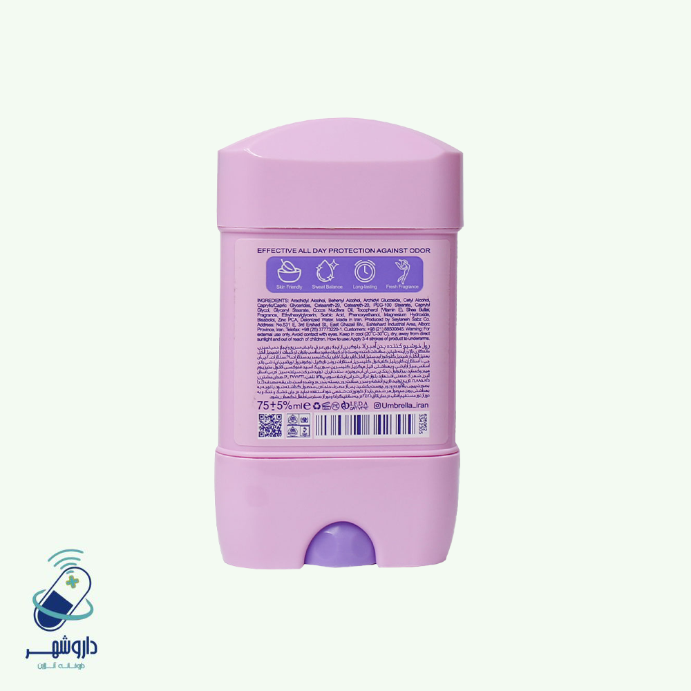رول خوشبو کننده بدن زنانه انرژی پلاس فرش آمبرلا 75 میلی لیتر
