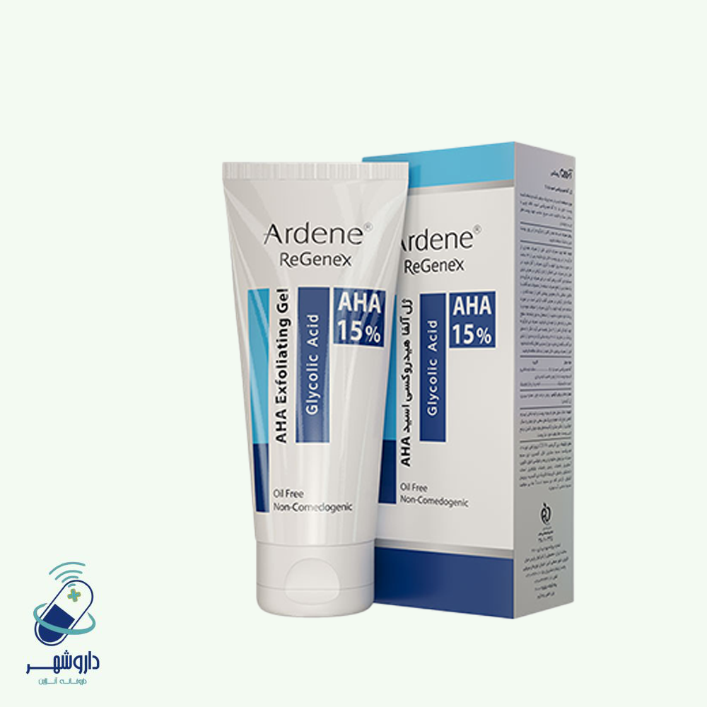 ژل لایه بردار آردن مدل Regenex AHA 15 حجم 45 گرم