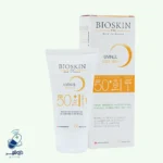 کرم ضد آفتاب بایو اسکین پوست چرب SPF50 ( بژ روشن) 40 میلی لیتر
