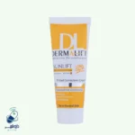 کرم ضد آفتاب رنگی درمالیفت با SPF50 مناسب پوست خشک حجم 40 میلی لیتر